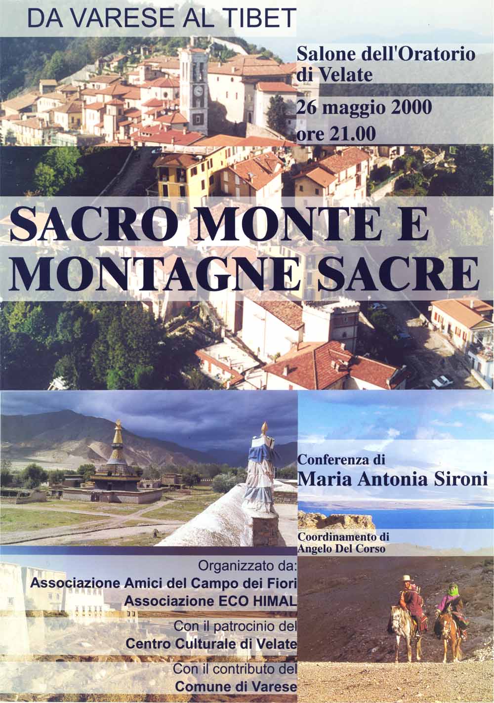 Da Varese al Tibet - Sacro Monte e montagne sacre