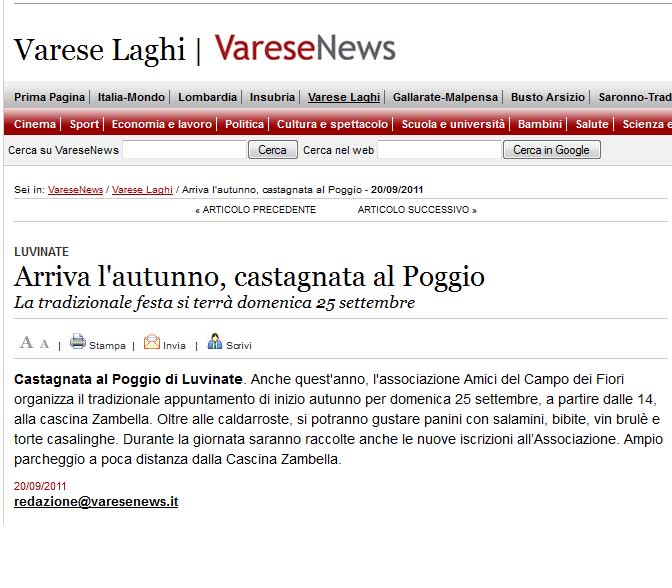 VareseNews 20-09-2011