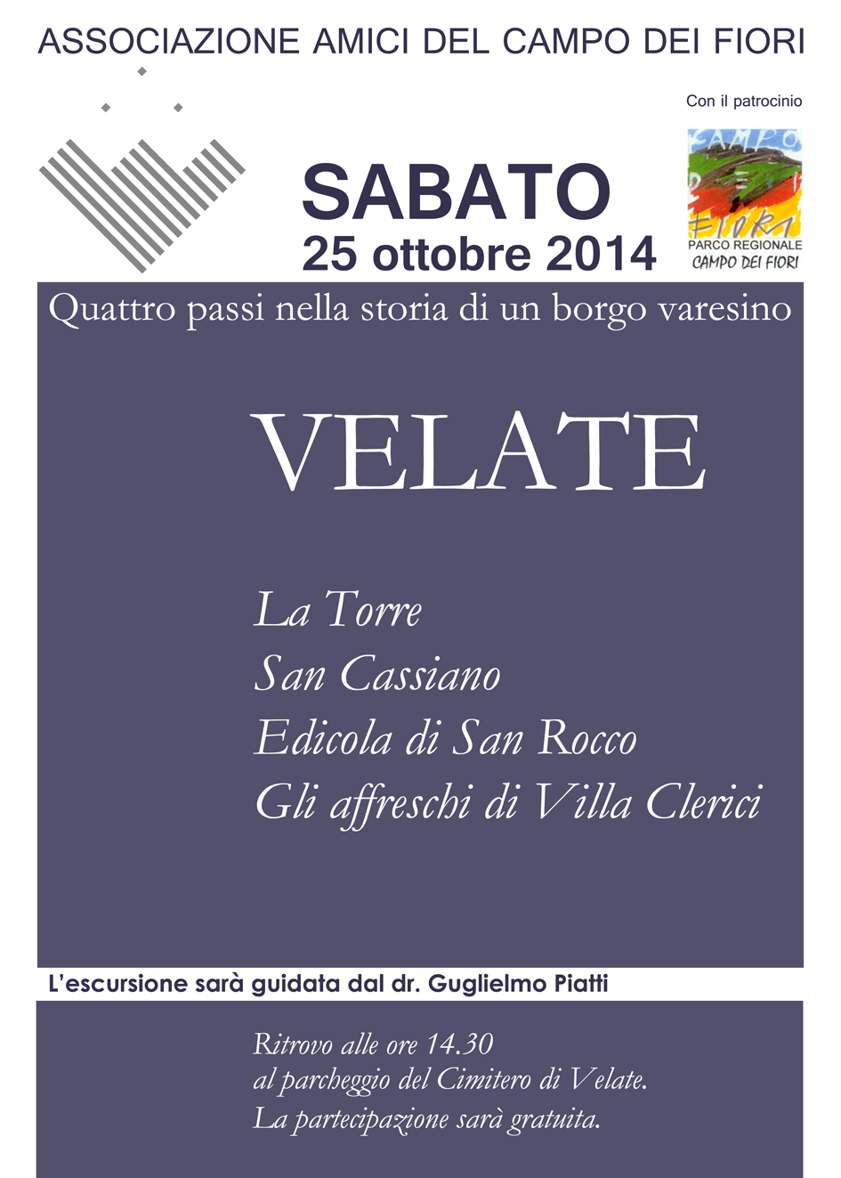 Escursione a Velate 2014