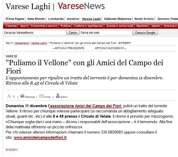 VareseNews 09-12-2011