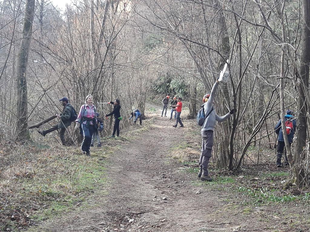 Pulizia Sentieri al Campo dei Fiori
